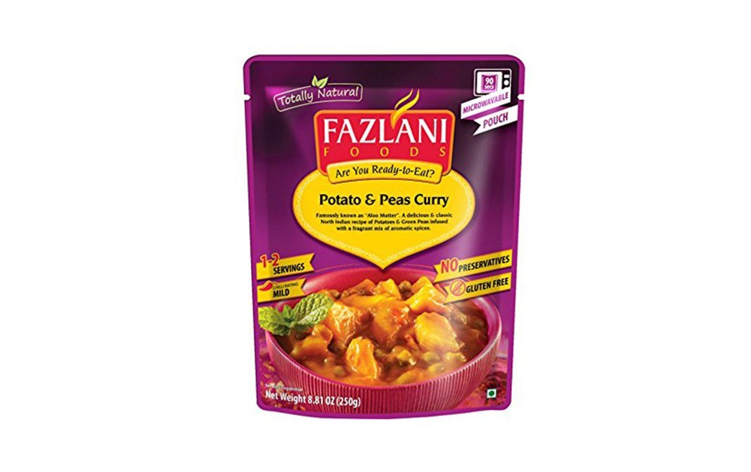 Fazlani Foods Aloo Mutter Potato & Peas Curry   Pouch  250 grams